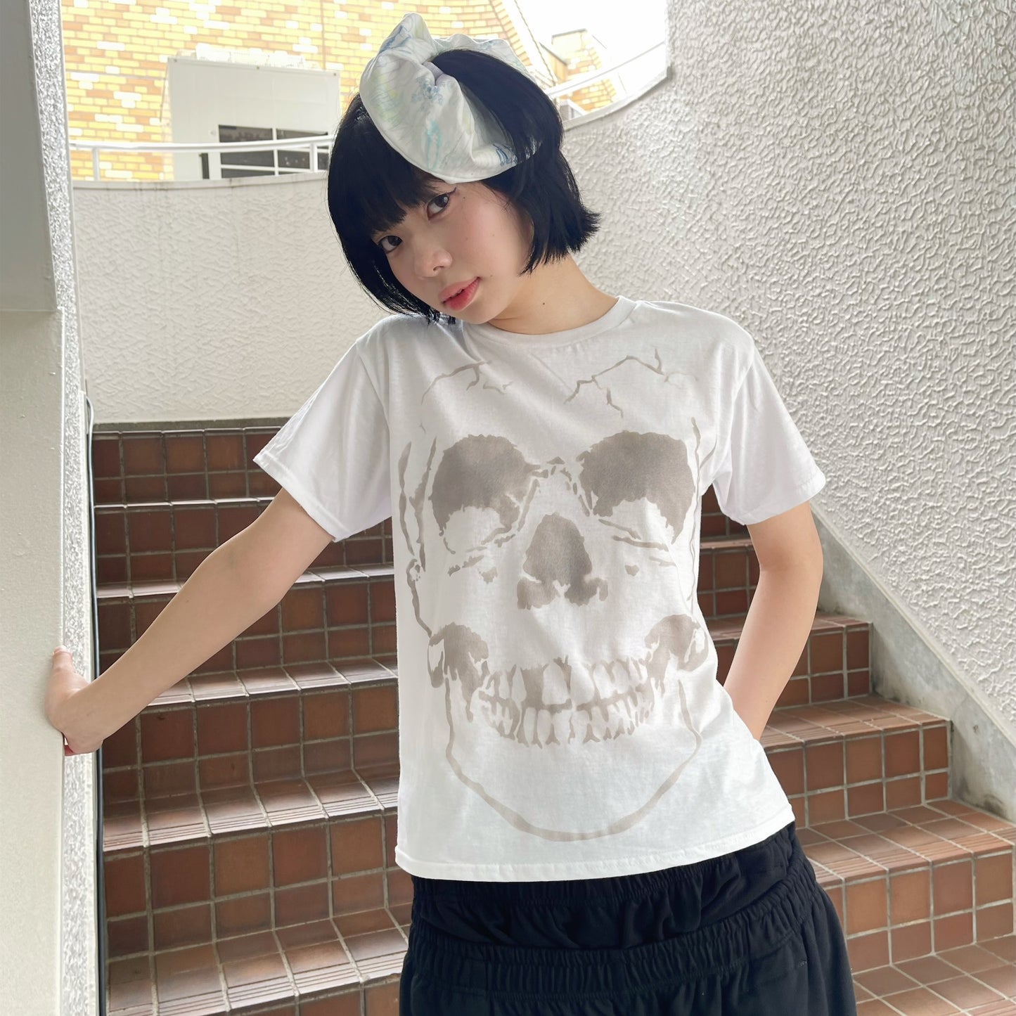 【SHEEP SOUVENIR】note drawing shushu / プリントシュシュ