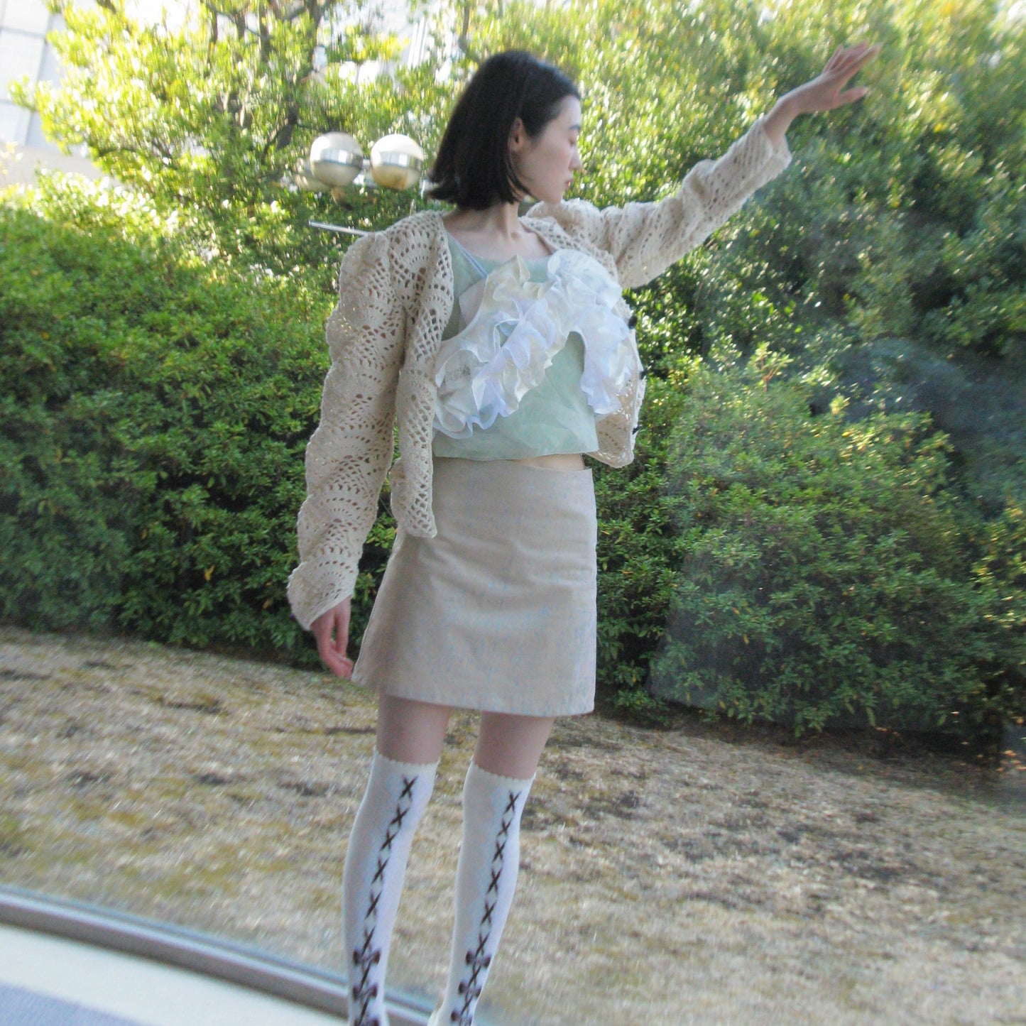 Frill Top / White / フリルトップ