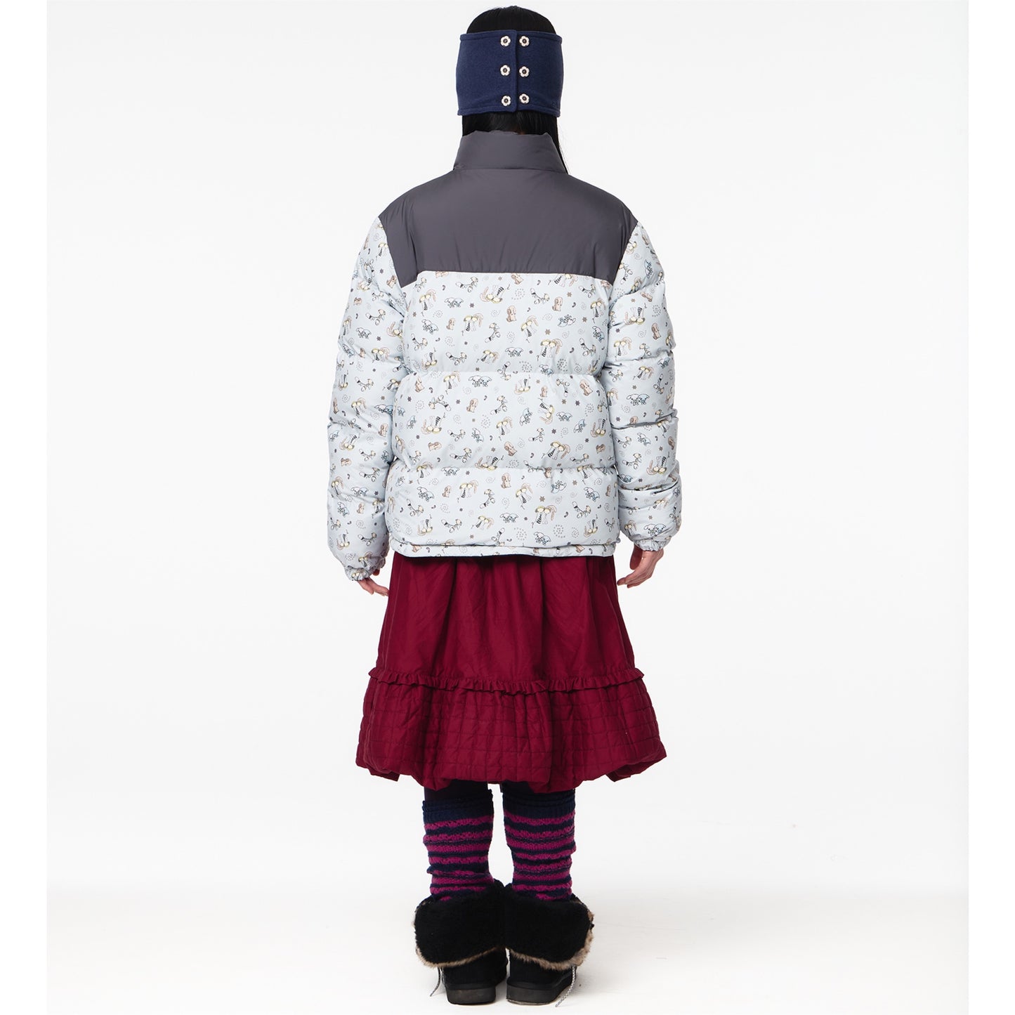 REVERSIBLE DOWN JACKET / NAVY / リバーシブルダウンジャケット