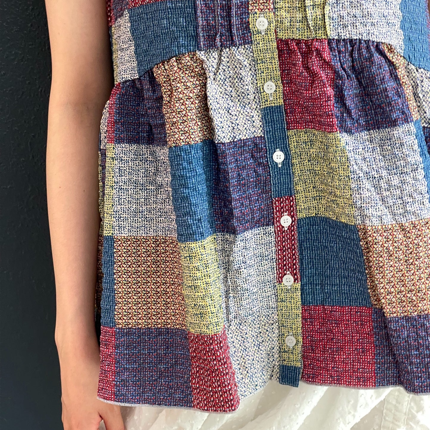 PINTUCK BLOUSE / MULTI / ピンタックブラウス