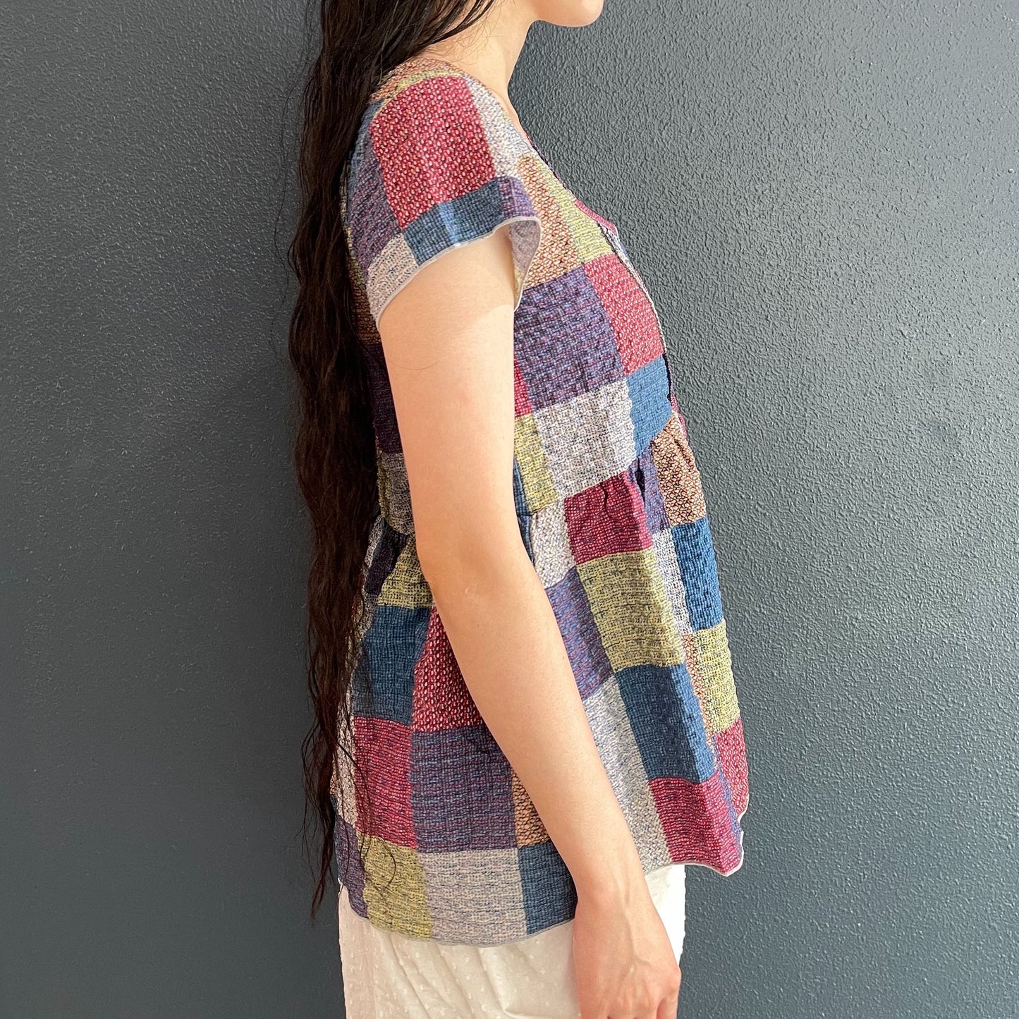 PINTUCK BLOUSE / MULTI / ピンタックブラウス