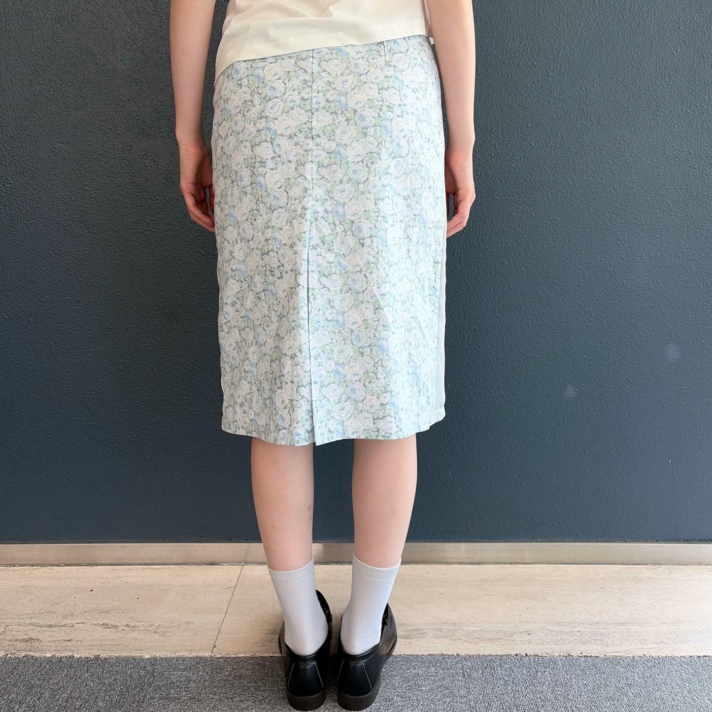 fountain medium skirt / print / プリントミディアムスカート