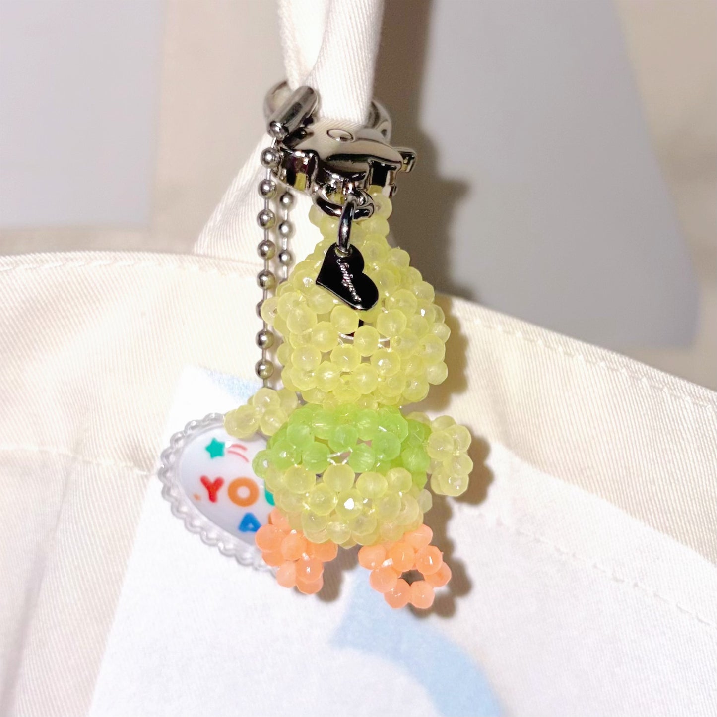 [X YOUNGART] PIPI Beads Key Ring / ビーズキーリング