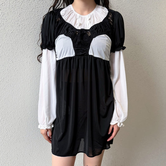 LOLITA KNICKERS DRESS / BLACK / ランジェリードレス