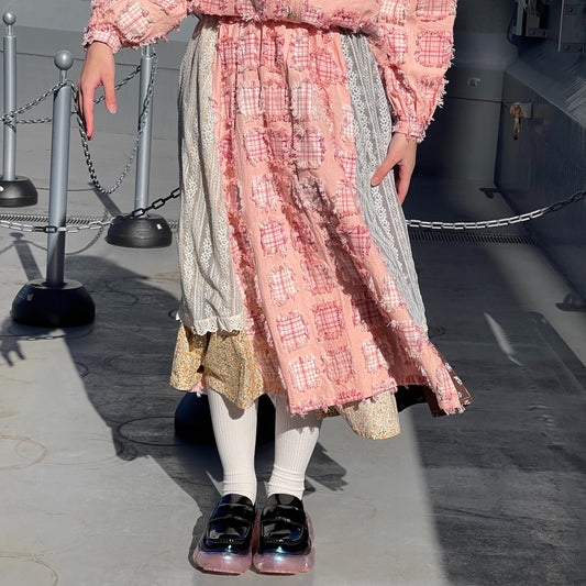 Long skirt / Pink / ロングスカート