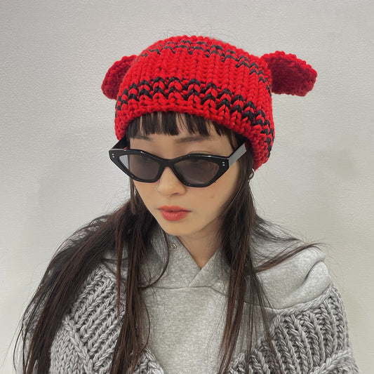 SIIILON Sparkle knit cap シーロン ニットキャップ シーロン(SIIILON