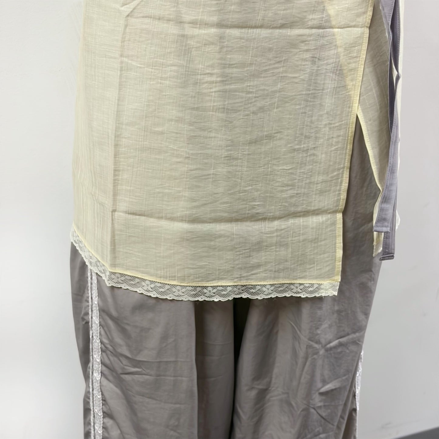 [fa.er.ie] sheer wrap skirt / lemon / ラップスカート