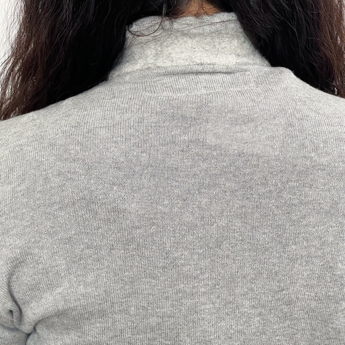 undulated cardigan / gray / コットンカーディガン