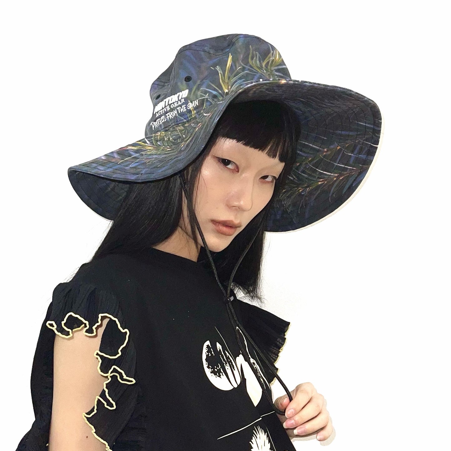 LONG BRIM HAT feat.NEW ERA / PRINT / ニューエラコラボハット