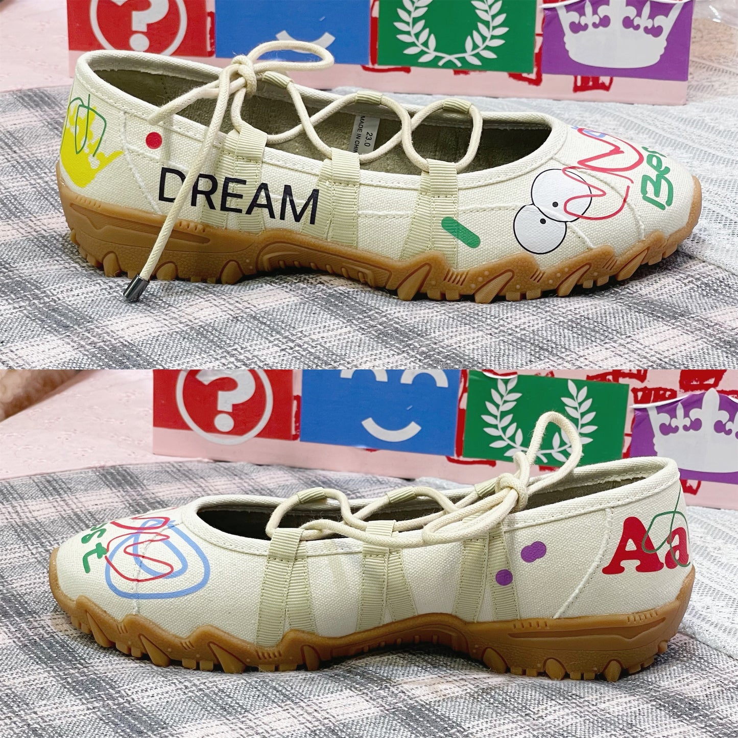 【Morio x yushokobayashiコラボレーションシューズ】Morio Turn / Natural / 23cm