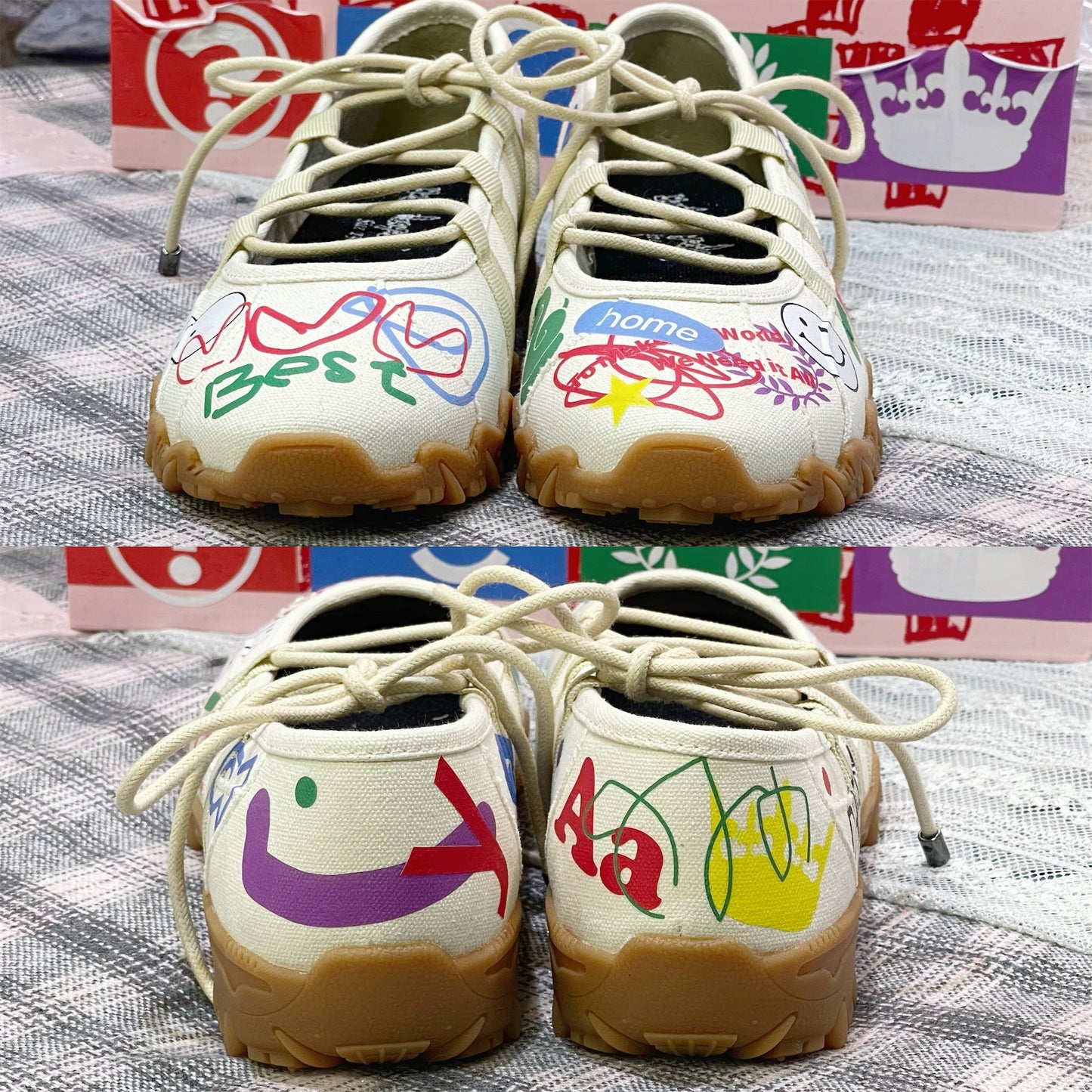 【Morio x yushokobayashiコラボレーションシューズ】Morio Turn / Natural / 23cm