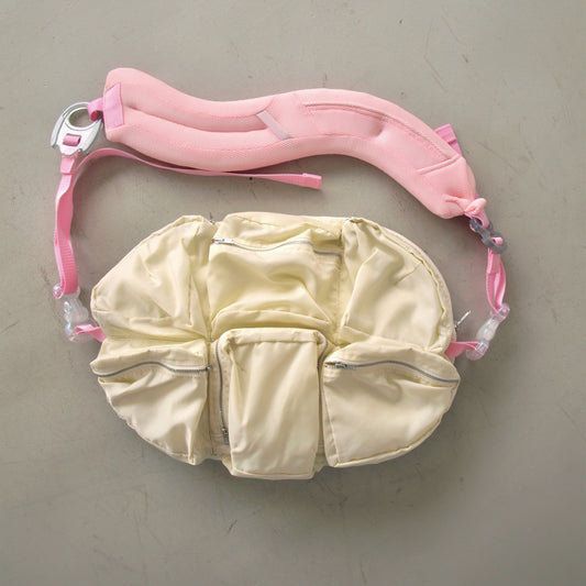 【SHEEP LIMITED】 MIKIOSAKABE 7pokets bag / Cream×Pink×Blue / ショルダーバッグ