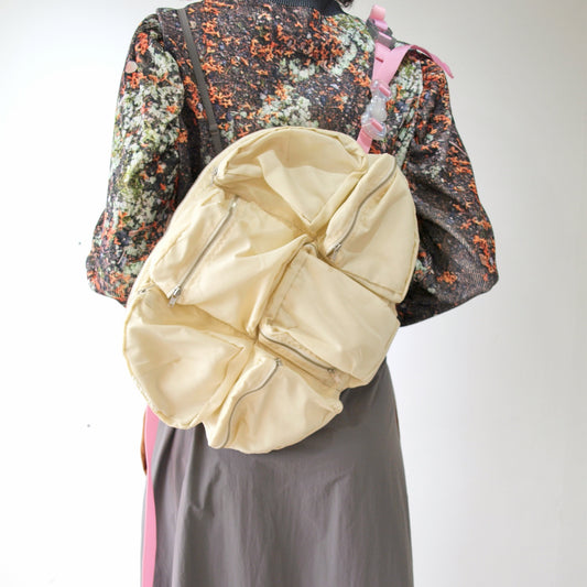 【SHEEP LIMITED】 MIKIOSAKABE 7pokets bag / Cream×Pink×Blue / ショルダーバッグ
