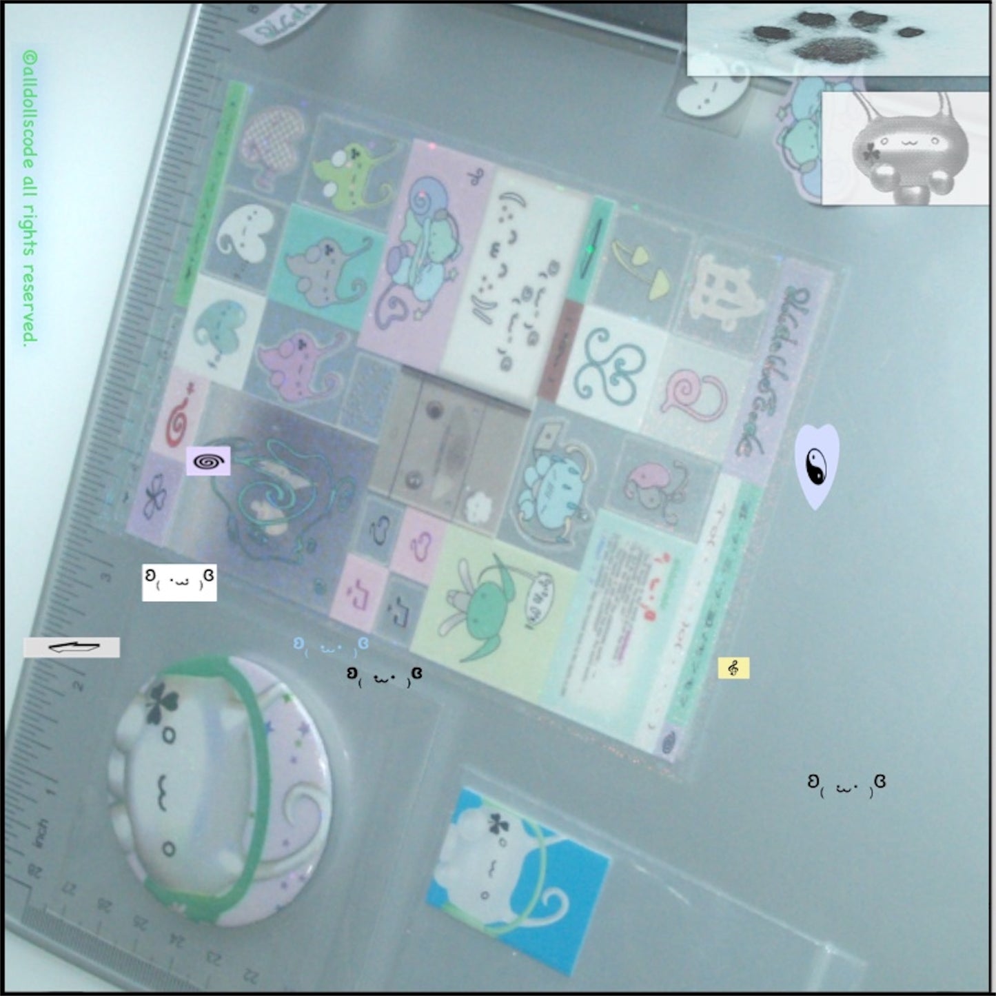 【alldollscode】sticker / ステッカー