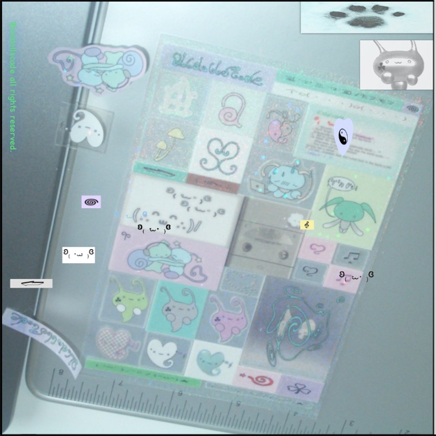 【alldollscode】sticker / ステッカー