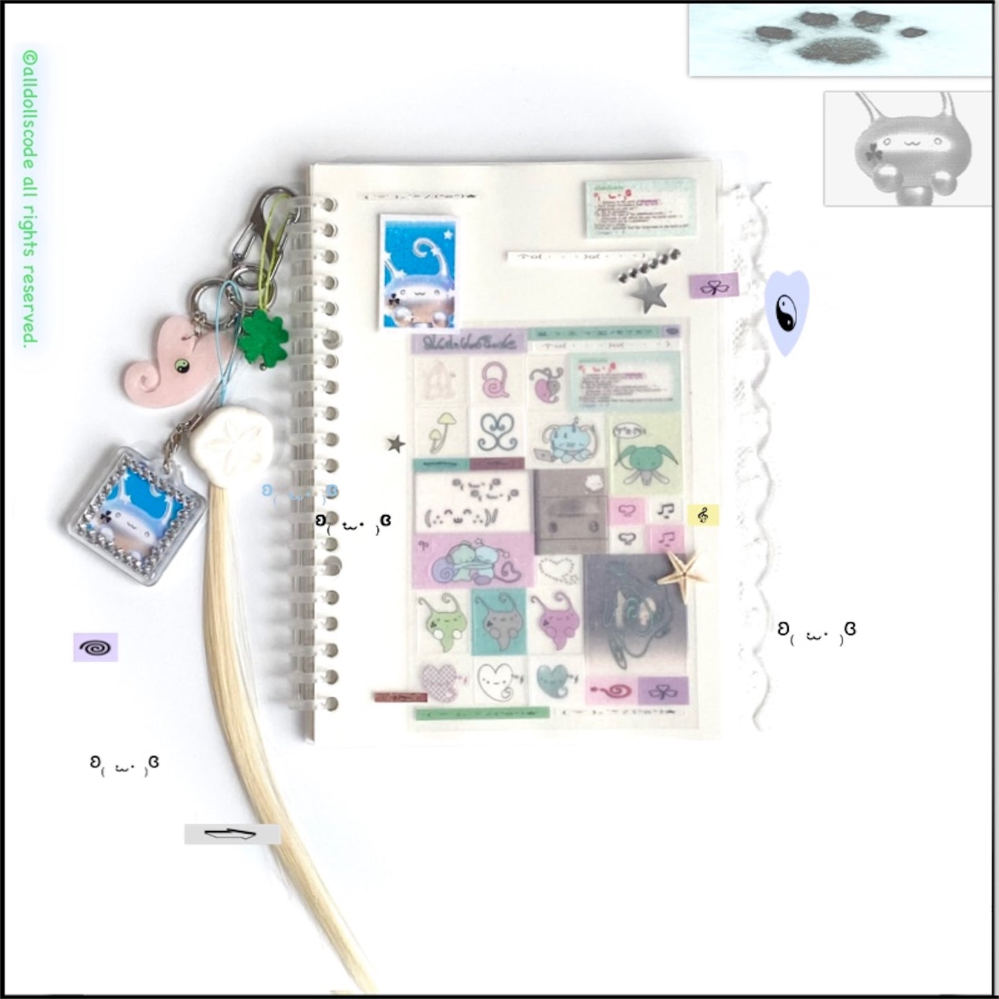 【alldollscode】sticker / ステッカー