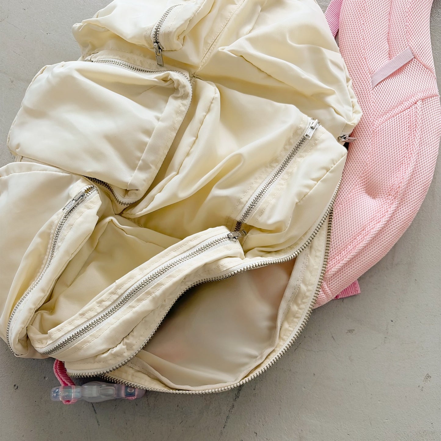 【SHEEP LIMITED】 MIKIOSAKABE 7pokets bag / Cream×Pink×Blue / ショルダーバッグ