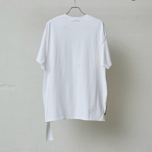 Spinning the world TEE / WHITE / グラフィックプリントTシャツ