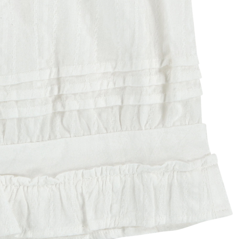SHIRRING MIDI SKIRT / WHITE / シャーリングミディスカート