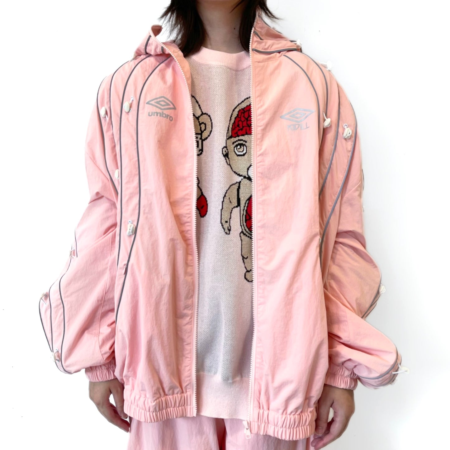 KIDILL × UMBRO COLLABORATION  WIZARD TRACKJACKET / PINK / コラボレーショントラックジャケット