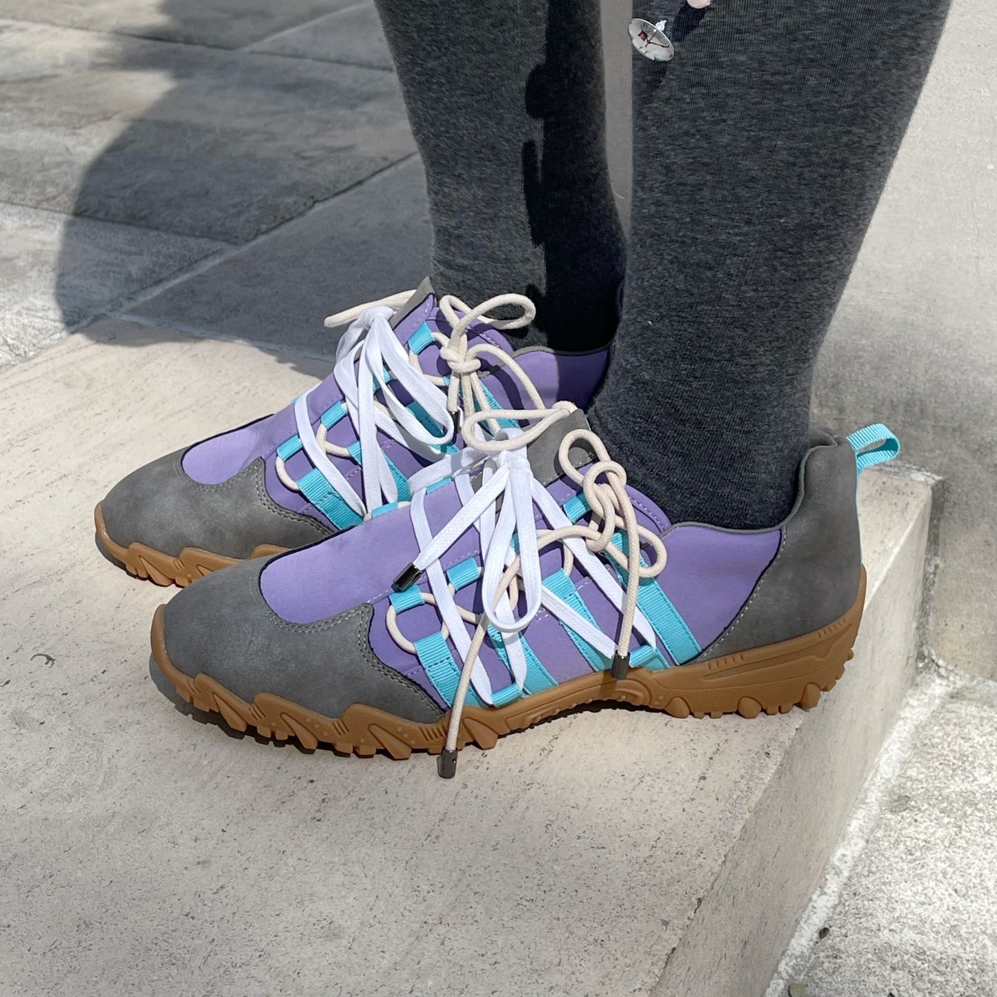 Double Bow / Purple / yushokobayashiシューズ