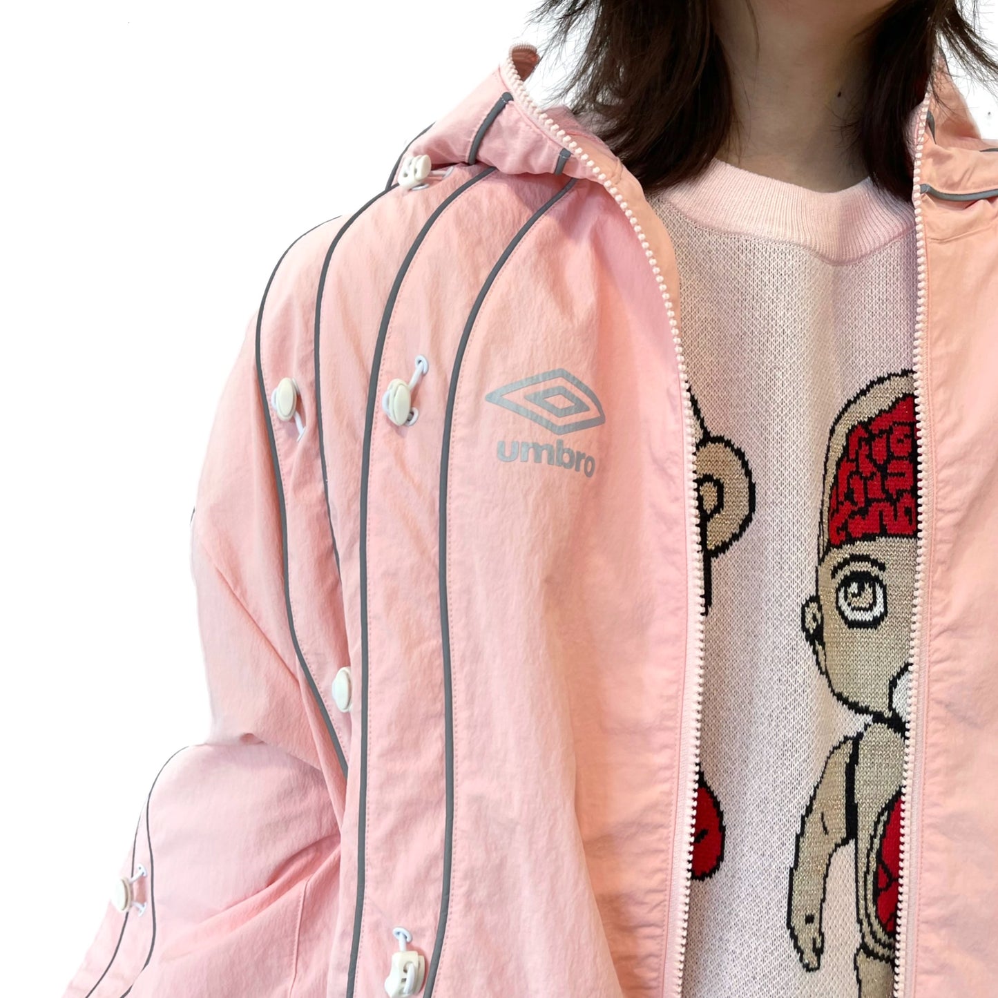 KIDILL × UMBRO COLLABORATION  WIZARD TRACKJACKET / PINK / コラボレーショントラックジャケット