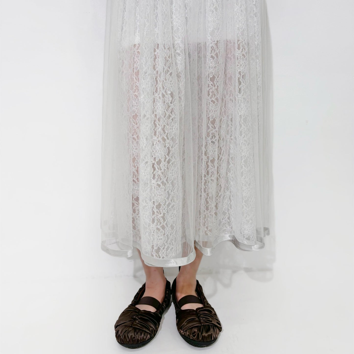 Lace dress / White / レースドレス