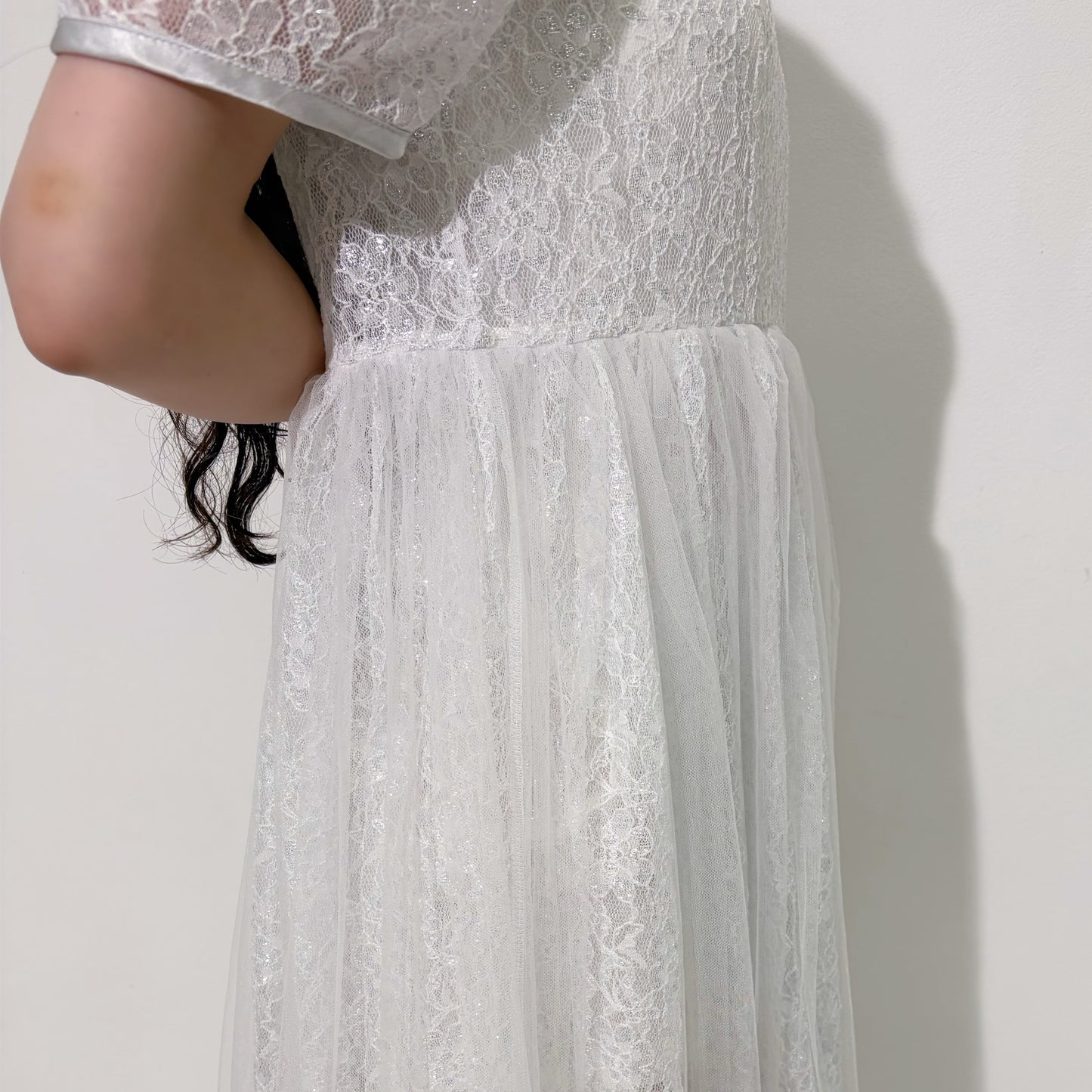 Lace dress / White / レースドレス