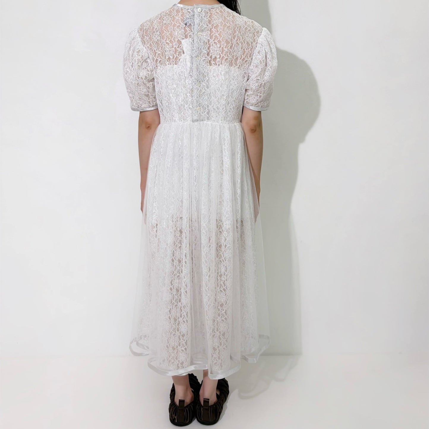 Lace dress / White / レースドレス