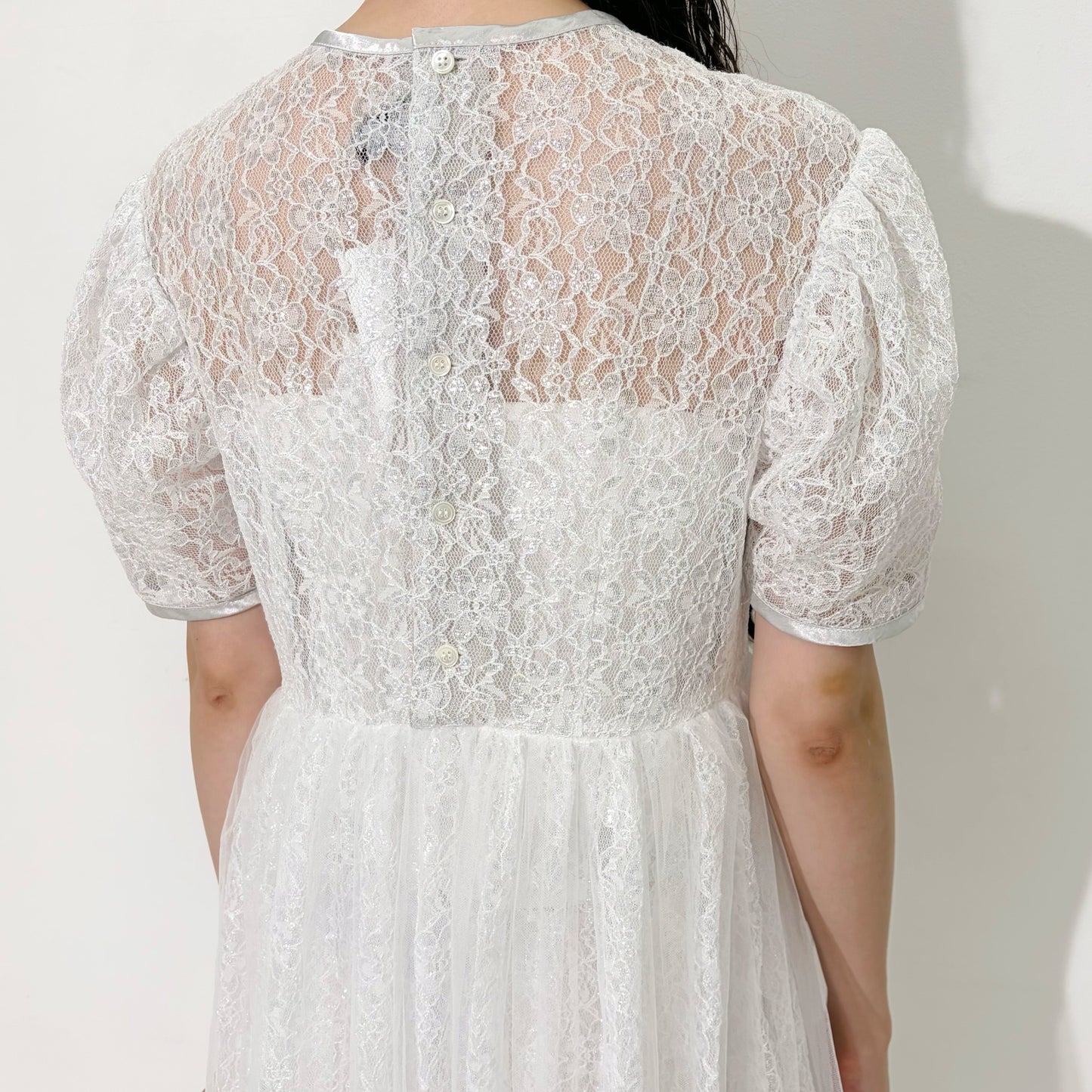 Lace dress / White / レースドレス