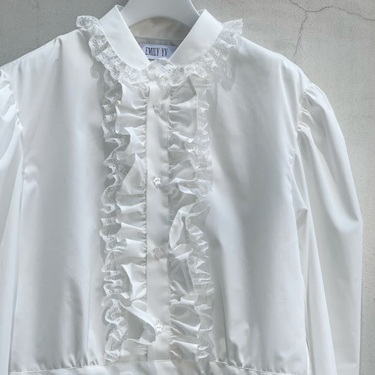 Frill dress / White / フリルドレス