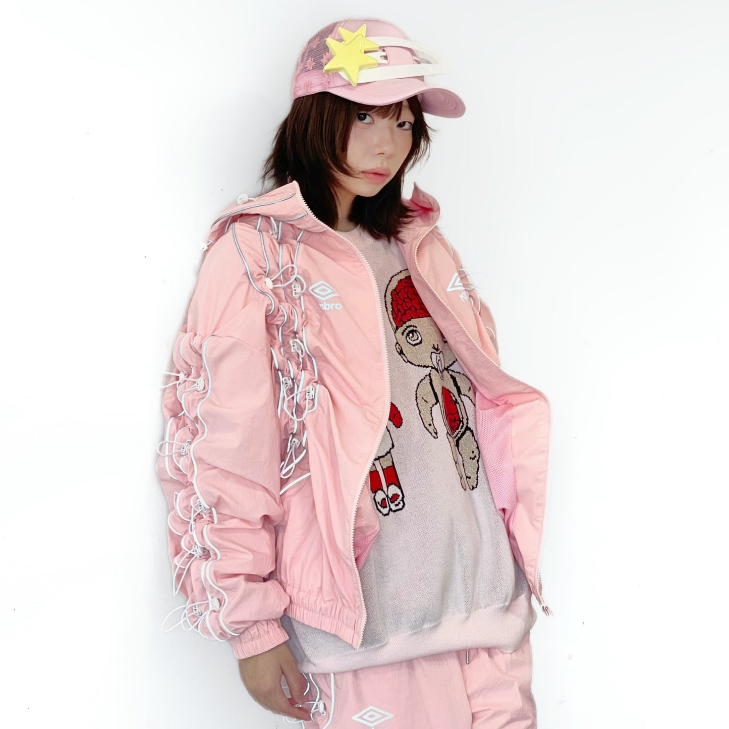KIDILL × UMBRO COLLABORATION  WIZARD TRACKJACKET / PINK / コラボレーショントラックジャケット