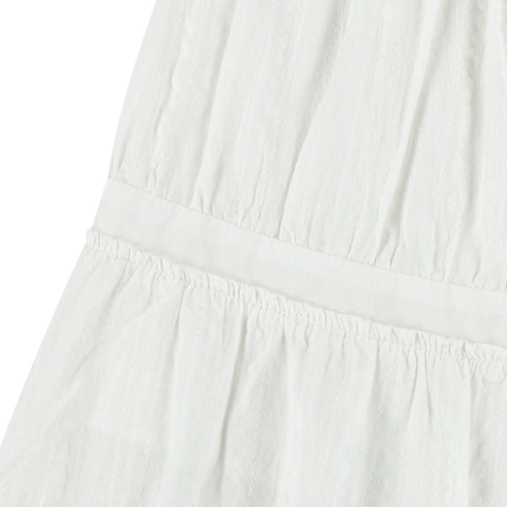 SHIRRING MIDI SKIRT / WHITE / シャーリングミディスカート