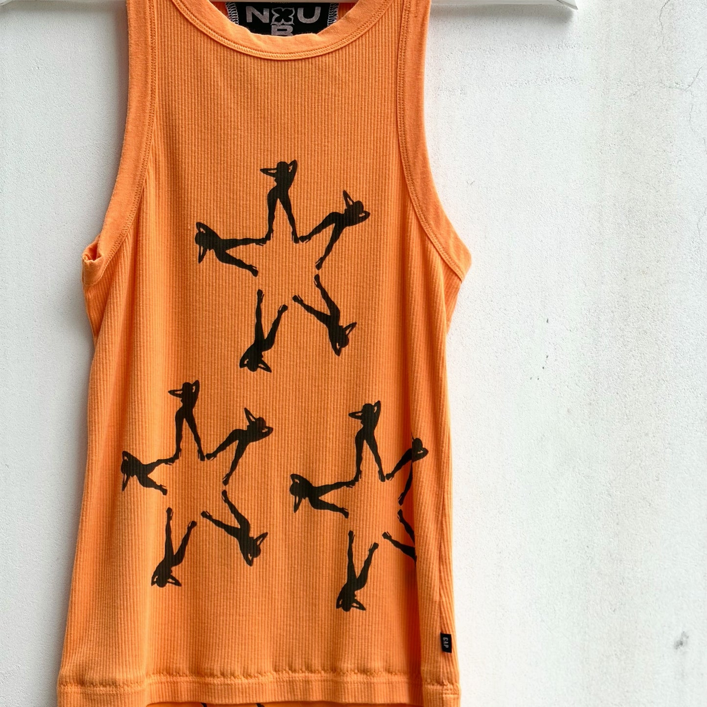 【GATEANDO POR TUS NUBES】TANK TOP DRESS / ORANGE / タンクトップドレス