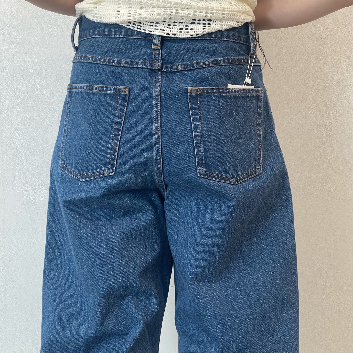 silhouette denim / faded blue / シルエットデニム