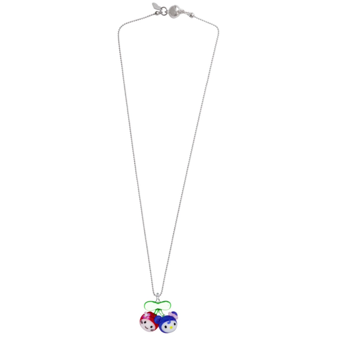 [X YOUNGART] Glass Cherry Necklace / チェリーペットのガラスネックレス