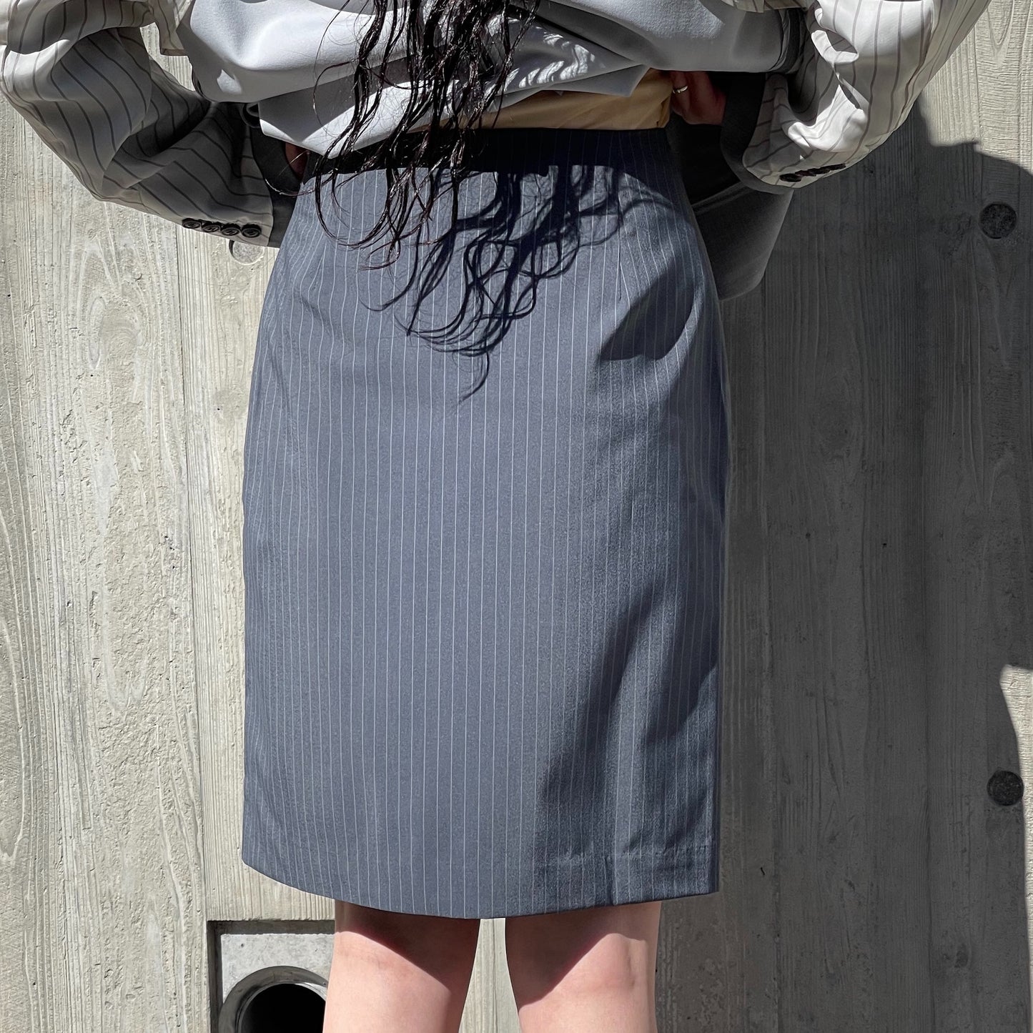 PAM'S SKIRT / GRAY / ランジェリーインスパイアスカート