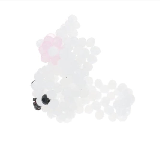 [X YOUNGART] KIDDY Beads Ring / White / ビーズリング