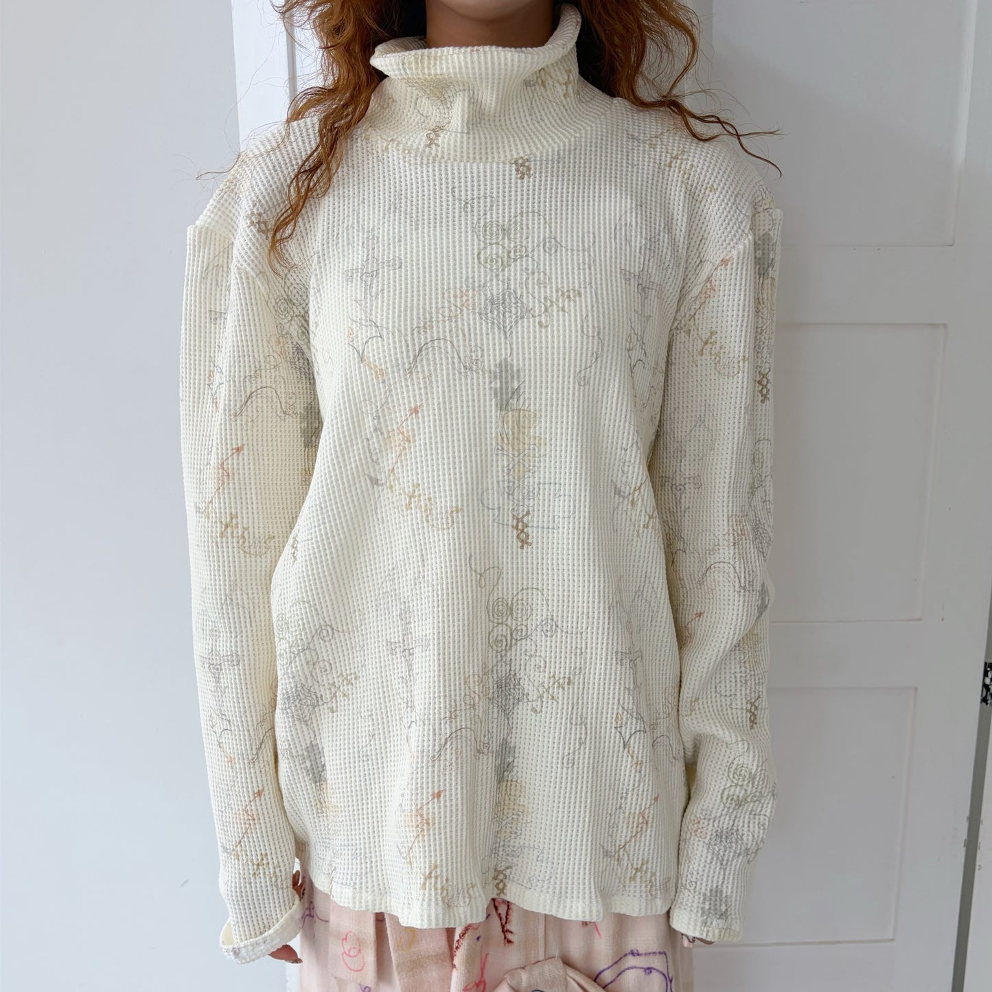 【Collabolation with Lee Haesun】Haesun High neck / ivory / ハイネックトップ