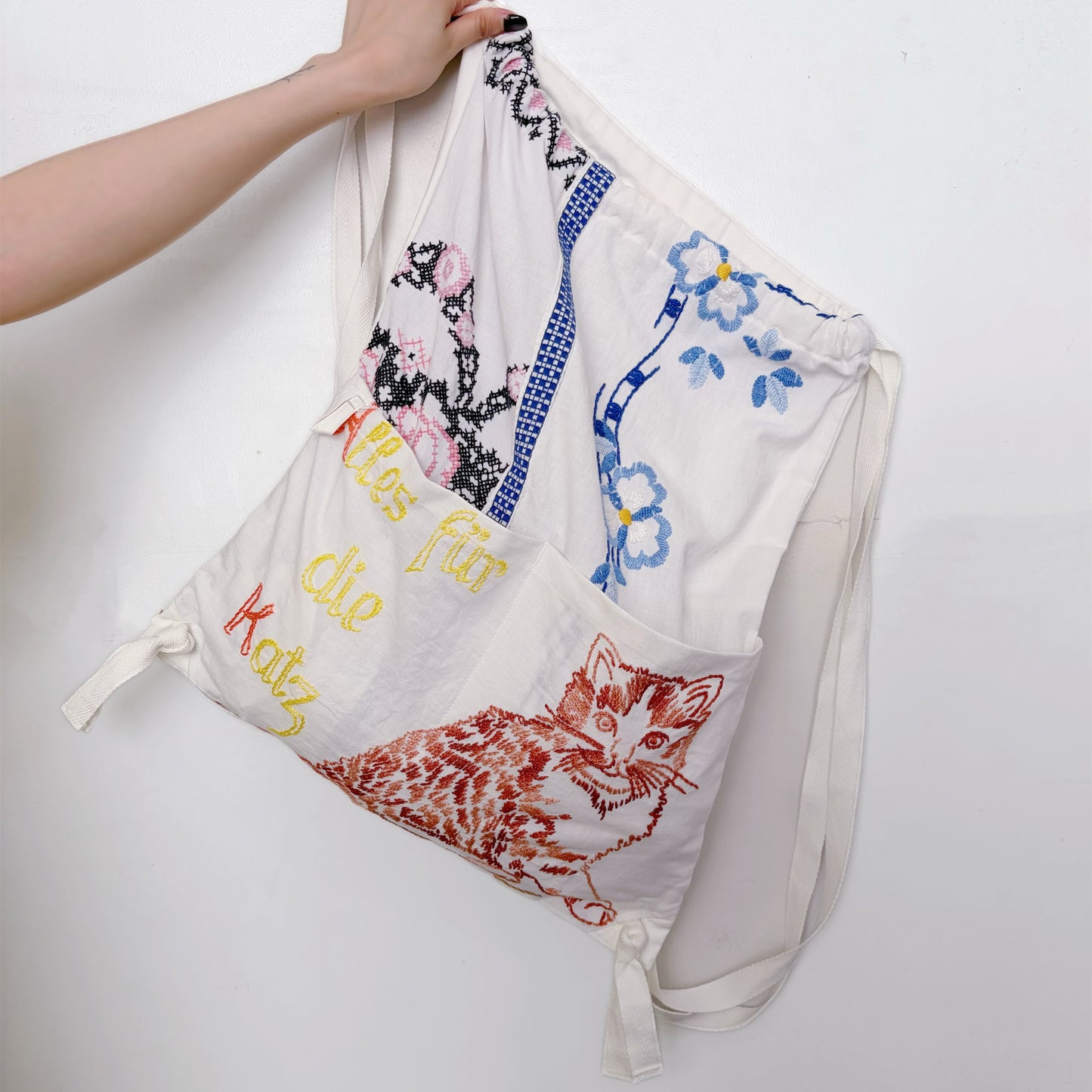 TABLECLOTH drawstring backpack / テーブルクロスバックパック
