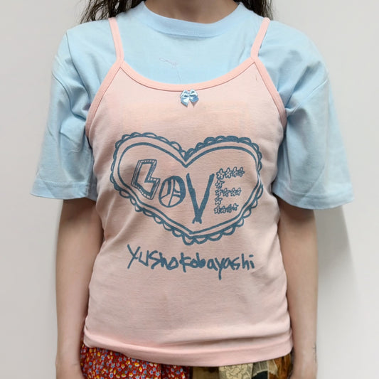 Camisole / pink / プリントキャミソール