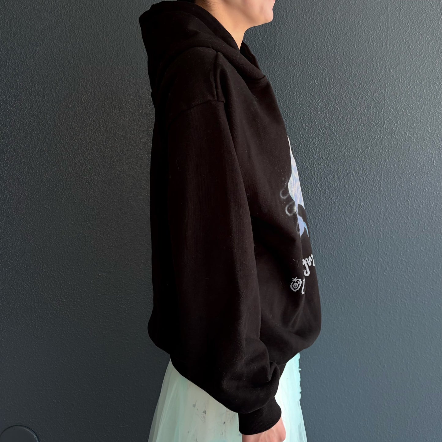 Glow Mushroom Hoodie / Black / グラフィックフーディー