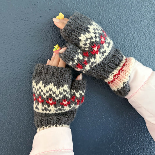 fingerless gloves / gray / フィンガーレスグローブ