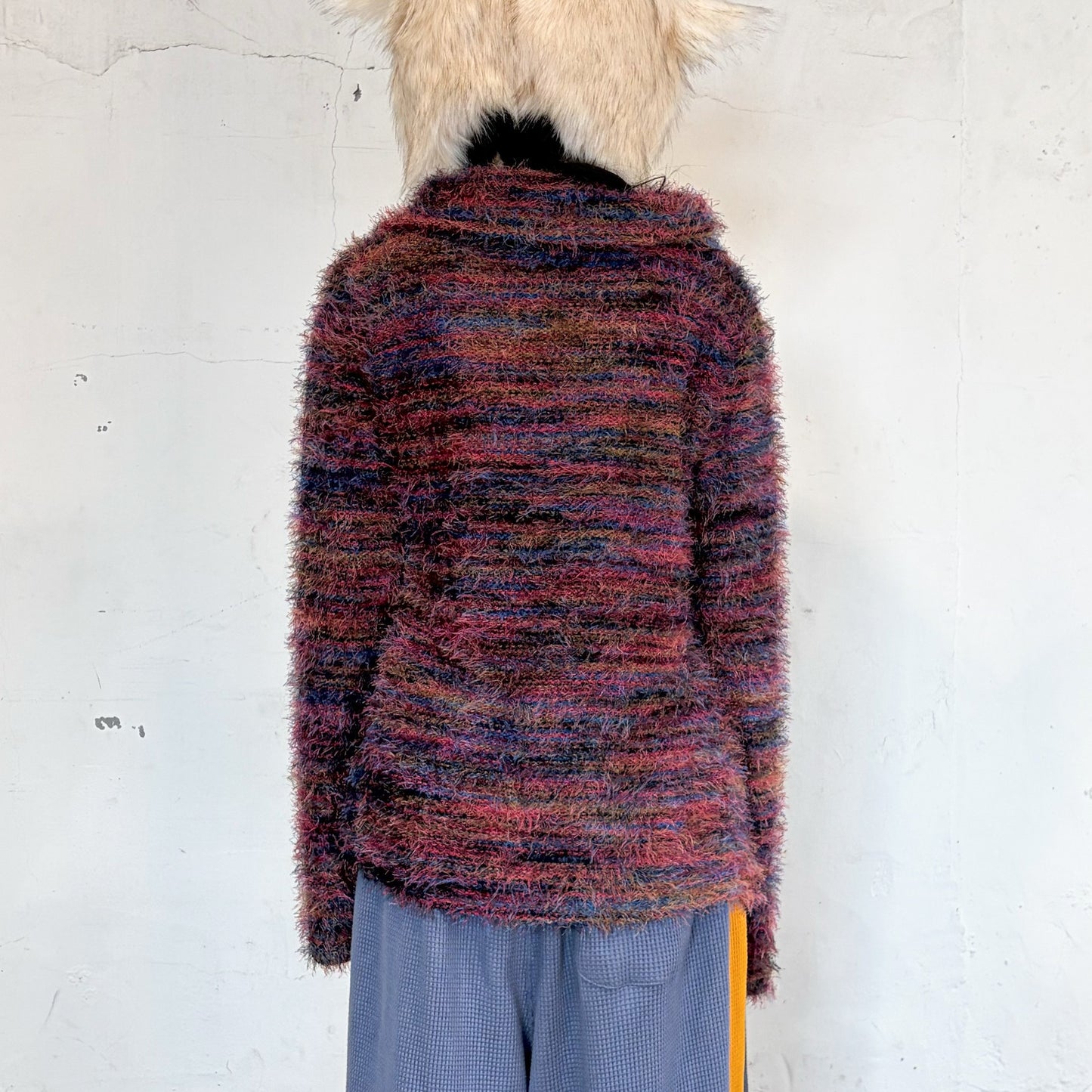 [F.E.E.S] mixed yarn cardigan / navy / ミックスヤーンカーディガン