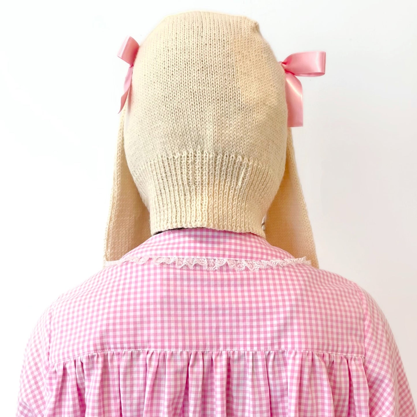 Bunny bonnet / Ivory x Pink / バニーボンネット