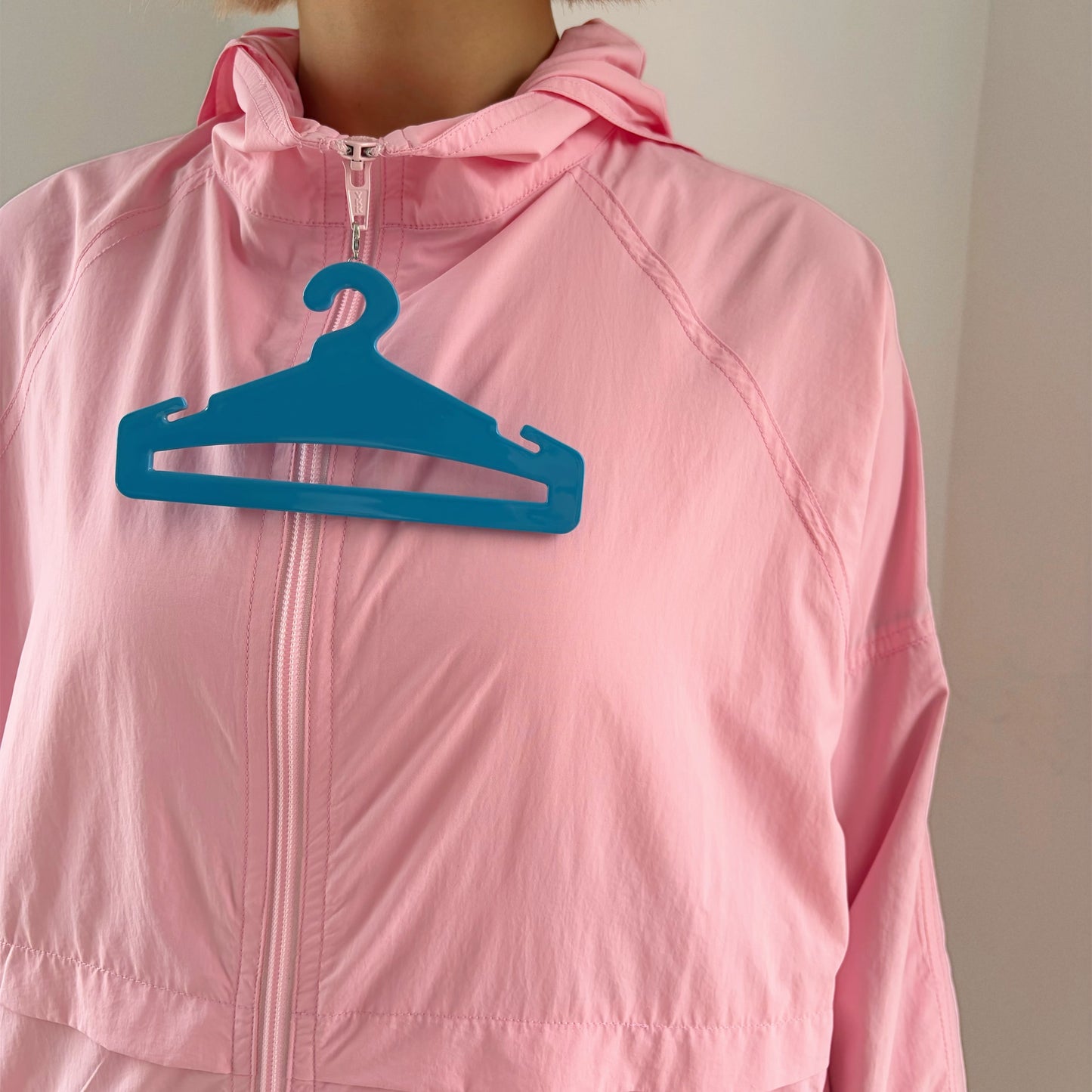 DOUBLE SLEEVE TRACK JACKET / POWDER PINK / ダブルスリーブトラックジャケット