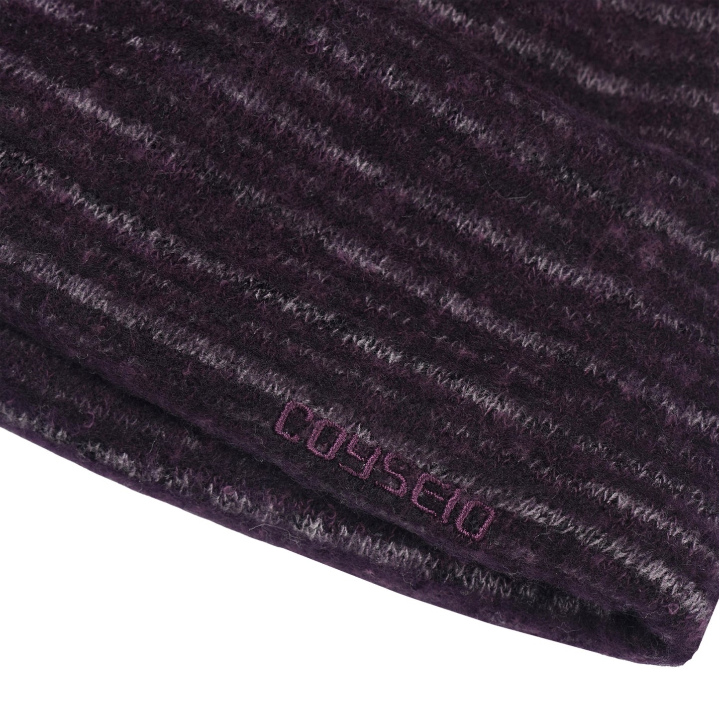 BRAIDED FLEECE BEANIE / PURPLE / フリースビーニー