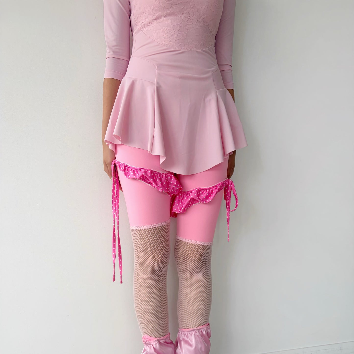 SUPERHERO DRESS / POWDER PINK / ピンクミニドレス
