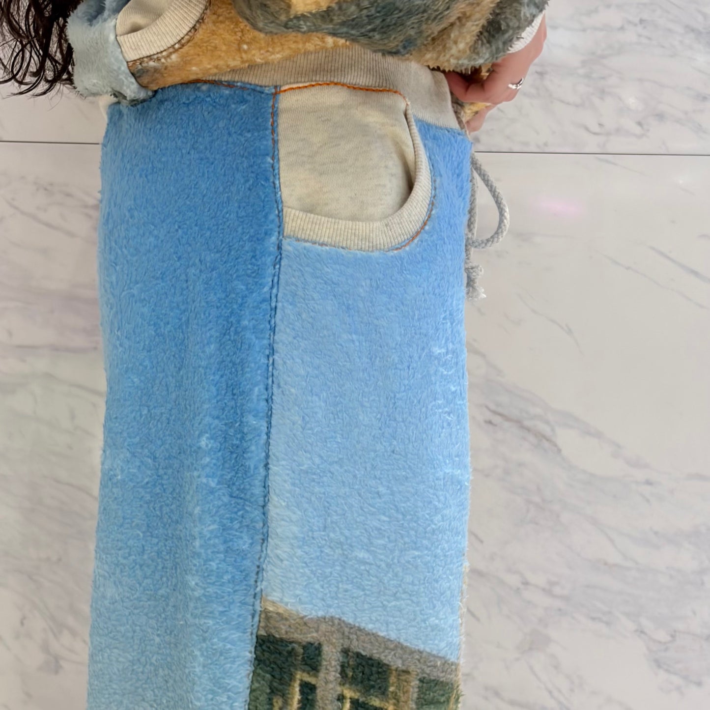 boa print pants / 風景 / ボアプリントパンツ