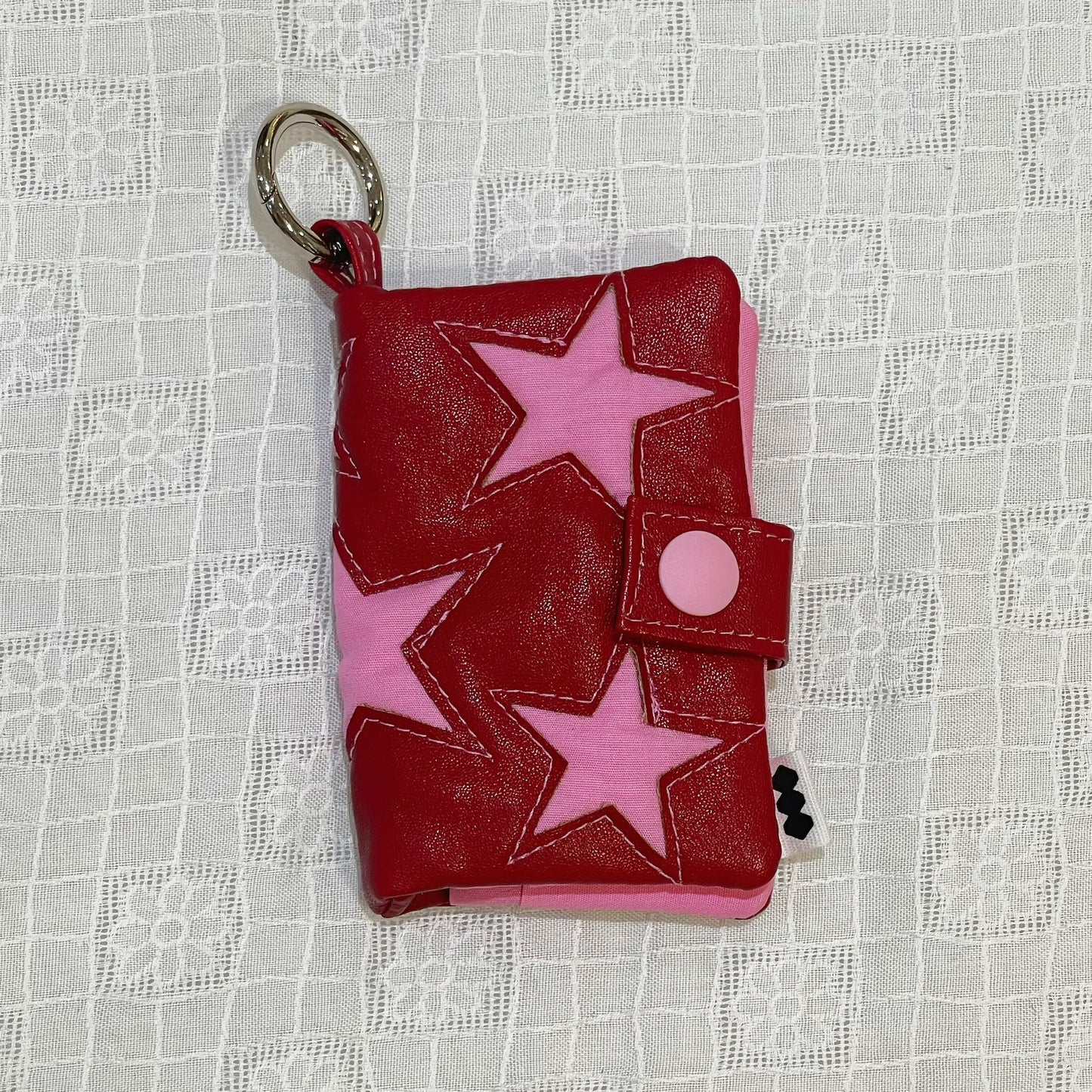 Lucky Card Book / pink x red / カードケース